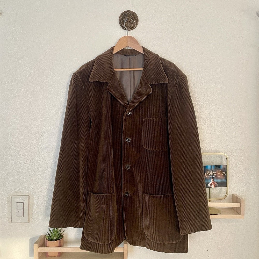 Milepost Four Men's‎ Brown Corduroy Sport Coat Size M